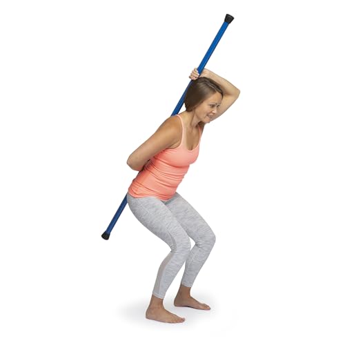 OPTP Booyah Stik by Bob & Brad – Balance & Mobility Tool, Made in the USA | Yoga stick for stretching, walking & exercise, physical therapy, Pilates, balance & mobility training, with Exercise Guide