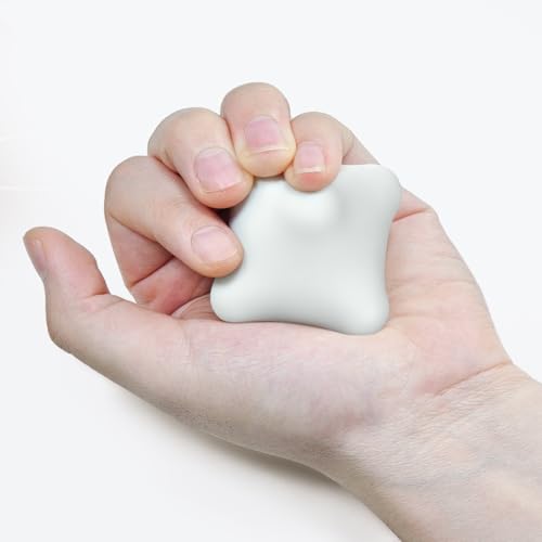 AWINNER 6-Point Trigger Point Massager Palm-Sized (2.2"), Ergonomic Grip Tool for Instant, Deep Tissue Pain Relief - Ultra-Portable Knob for Neck, Back, Shoulder & Foot