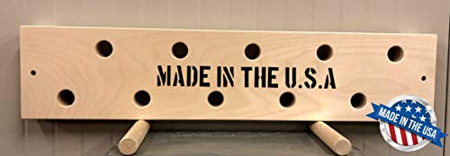 8"x34" Horizontal Climbing Pegboard. New Custom Engraving Options!