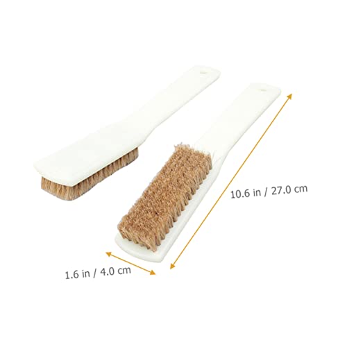 2Pcs Bouldering Brush Premium Boar Hair Stone Cleaning Brush for Climbing Rocks Handle for Easy Use and Carrying for Climbing Enthusiasts