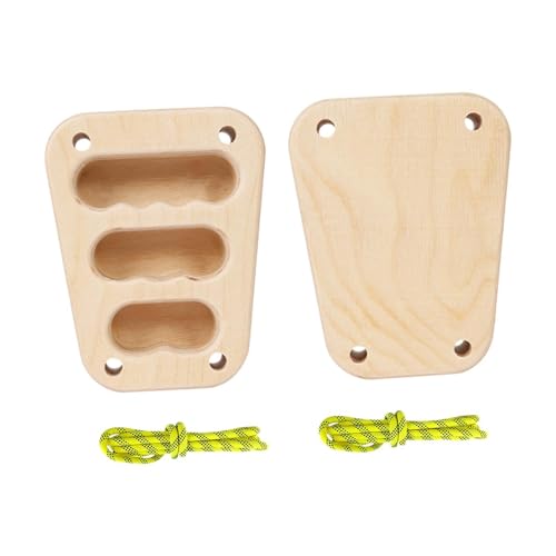 2 Pieces Wood Hangboard Rock Climbing Holds for Doorway Athletes Outdoor