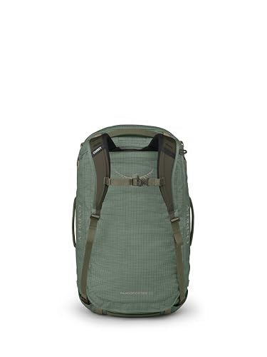 Osprey Transporter Lightweight Travel Duffel Bag - Extra Large Water Resistant Durable Gear Bag for Men and Women - color: Pine Leaf/Earl Grey, style: 65l