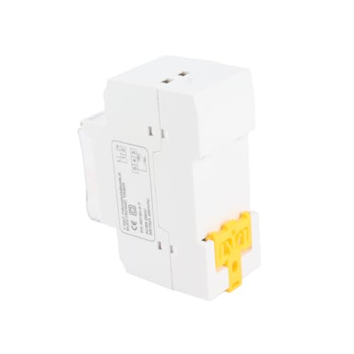 AC 85-265V 30A Timer Switches TM919BK Digital Timer 24Hours 7Days Programmable Countdown LCD Display 16 On/Off Settings 35mm DIN Rail