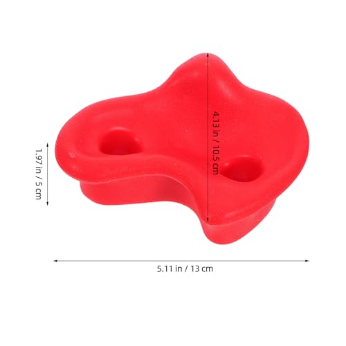 IMIKEYA 6pcs Climbing Grips and Indoor Climbing Wall Holds Set Hand and Foot Holds for ’ Playground and Exercise Walls Indoor Outdoor Use