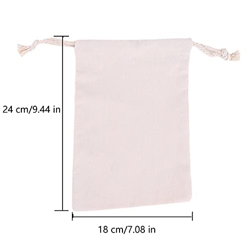 Breathable Dust-proof Drawstring Storage Pouch String Bag for Handbags Purses Shoes Eco Bag (5 PCS, 7 * 9.44 in) - style: 5 Pcs,7 * 9.44 in