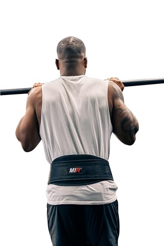 Mir Dip belt With 36" - 38" chain, 500lbs - 650lbs weight capacity, Weight lifting for dips and pullups - color: BLACK PRO