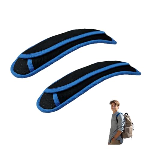 2 Pack Shoulder Strap Pads for Backpack Accessories,Replacement Universal Shoulder Pad Cushion Relieve Shoulders Pressure - color: Blue