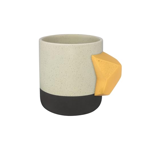 YY Vertical Climbing Mug Evo, Pinch Mug for Rock Climbers and Boulderers, Indoor Bouldering Grip Cup, Unique Gift, Blue - style: Indoor vibes - Yellow