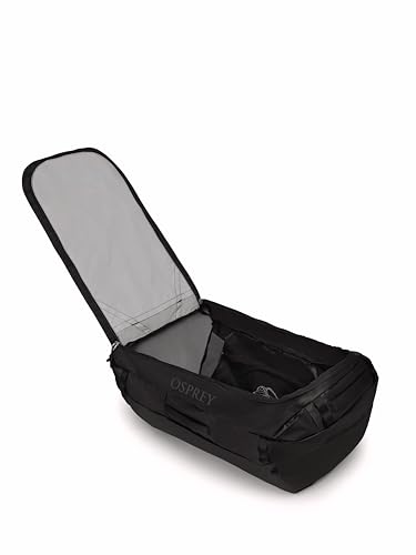 Osprey Transporter Lightweight Travel Duffel Bag - Extra Large Water Resistant Durable Gear Bag for Men and Women - color: Raven Black, style: 120l