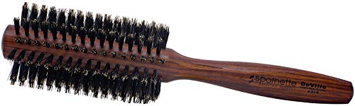 Spornette DeVille Boar Bristle Round Brush Set - Professional Hair Brushes Including 1.5, 2, and 2.5 inch Sizes - For Women, Men, & Kids - size: Set of 3 (1.5, 2, 2.5 Inch)