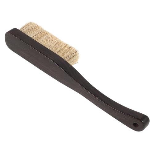 FUOYLOO Climbing Chalk Brush with Ultra Dense Boar Bristle Hair, Hardwood Handle Compact Chalk Brush for Outdoor Rock Cleaning, Bouldering and Indoor Climbing Accessories for Professional