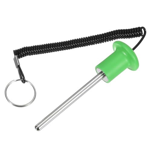 Gym Pin Weight Stack Pin Strength Training Lifting Equipment Replacement with Pull Rope Fitting for Club - color: Green, size: 0.3 x 3.9 Inch