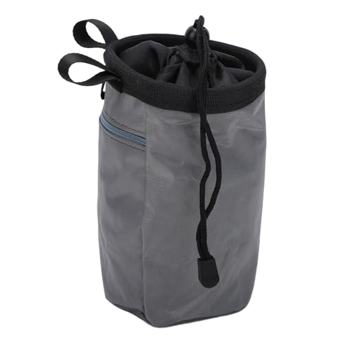 RiToEasysports Climbing Chalk Bag Oxford Fabric Athletic Chalk Bag 19 X 12.5 X 12.5cm Large Capacity Fleece Lining for Rock Climbing Weightlifting Gymnastics Gym Training