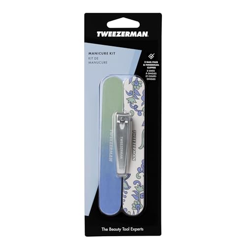 Tweezerman Nail Kit with Clipper & 2 Nail Files Paisley - color: Paisley