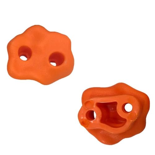 JEOZBM Rock Climbing Holds, 10Pcs Kids Climbing Stones Kit with 20 Swing Fasteners, Rock Wall Climbing Kit for Outdoor Indoor Home Playground