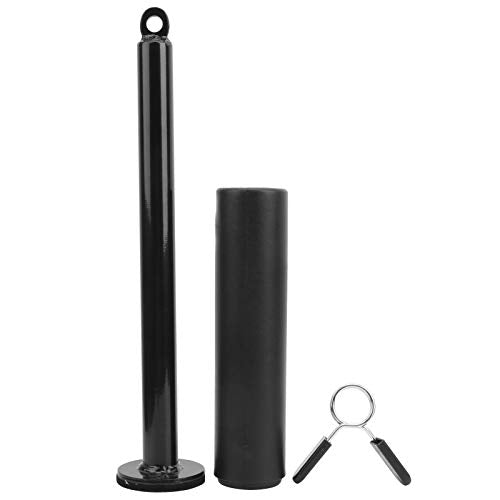 Barbell Loading Pin, Weight Lifting Loading Pin, Steel Barbell Plate Support Rod with Sponge Base for Forearm Wrist Training, DIY Fitness Equipment Accessory for