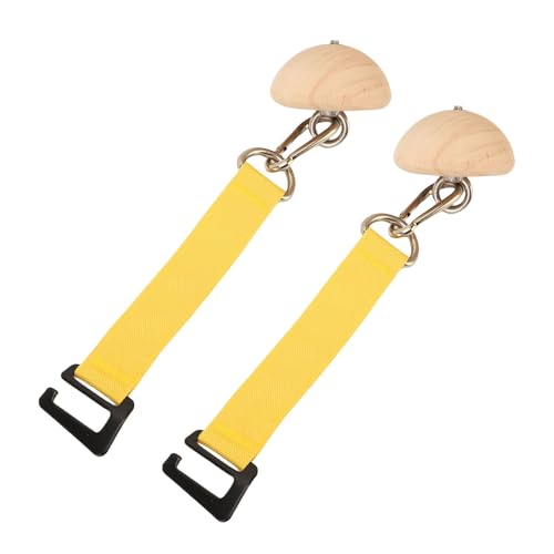 RiToEasysports Pull Up Balls, 3.74in Upper Half Sphere Hold Grips with Beech Wood Iron Imitation Nylon, for Rock Climbing Strength Training Grip