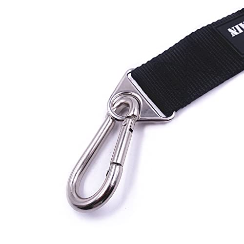 Arm Wrestling Training Strap Belt Hand Grip Arm Finger Forearm Exerciser Strengthener for Cable Machine and Free Weight - color: strap with 18mm loading pin