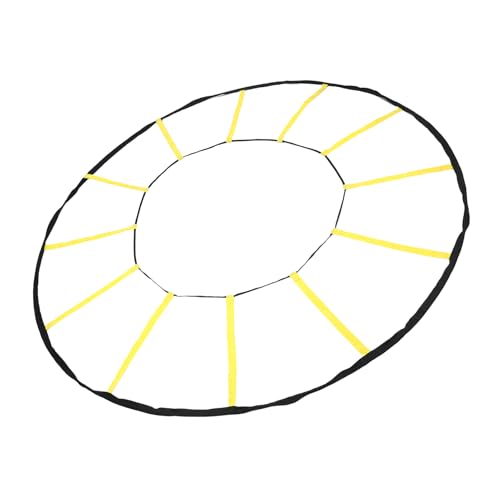 Premium Nylon Circular Agility Trainer for Soccer Basketball, 12 Rungs Agility Ladder Enhances Speed and Coordination