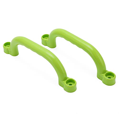 2-Pack Plastic Playground Handles - Textured Grip Rail for Climbing Frame Swing Sets and Treehouses