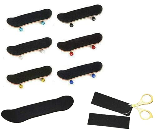 6Pcs Fingerboard Foam Grip Tape, 110mm x 38mm Fingerboard Grip Tape, Foam Finger Tape for Fingerboard - style: 6