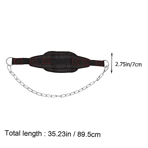 VICASKY Weightlifting Waist Belt Chain for Muscle Resistance Training for Dips and Chin-ups Strengthen Shoulders Chest and Back