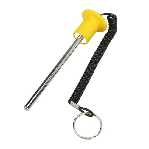 8mm Diameter Gym Weight Stack Pin, Automatic Drop Set Pins, Magnetic Weight Pin with Lanyard, Exercise Equipment Accessory