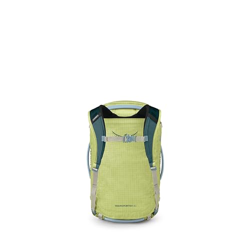 Osprey Transporter Lightweight Travel Duffel Bag - Extra Large Water Resistant Durable Gear Bag for Men and Women - color: Glow Dew-torrent Blue, style: 40l