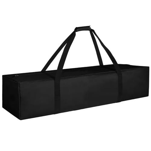 INFANZIA 35in Large Travel Duffel Bag, 600D Water Resistant Foldable, 28L | Sport Luggage Bag with Upgrade Zipper, Foldable Equipment Storage Bag, for Moving Camping Tent Tripod Fishing Umbrella - size: 35x7x7 inch