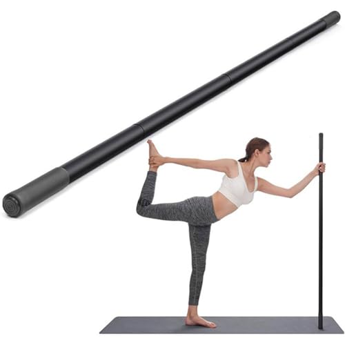 Yoga Stick 5 Ft Sturdy Steel Adjustable Stretching Stick for Mobility, Flexibility and Balance Versatile Exercise Stick