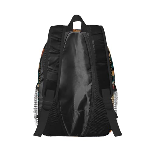 African Tribes Laptop Backpack African Art Backpack Bag With Adjustable Shoulder Straps - color: African Tribe _I1001