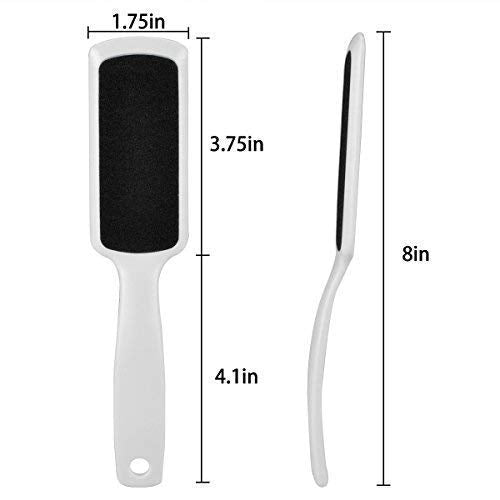 Foot File for Dead Skin - 3 Pack Professional Pedicure Tools Callus Remover for Feet, Dual-Sided Feet Scrubber Foot Care Products to Remove Callous Dead and Hard Skin for Both Wet and Dry Feet - size: 1 Count (Pack of 3)