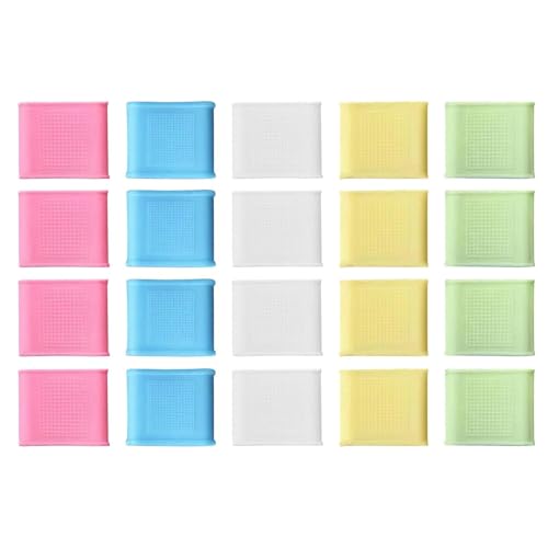 20 Pieces Silicone Finger Sleeves Non Slip Protector Reusable Thumb Brace Soft Cover Anti Slip Design for Enhanced Grip Suitable for Basketball Golf T, L