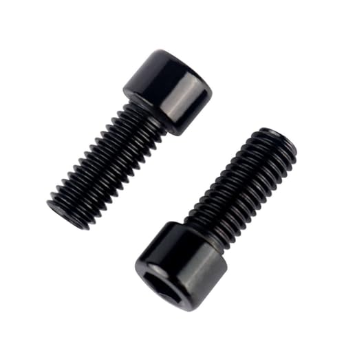 6Pcs Bike Screws M6x10 12 16 18 20 25 30 35mm Stainless Steel Socket Head Cap Allen Hex Bolt (Black, M6 x18mm) - color: Black, size: M6 x18mm