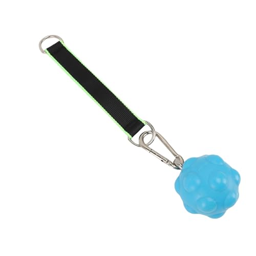 RiToEasysports Pull Up Ball Grips, TPE Climbing Training Balls with Stainless Steel for Strength Trainer, Kettlebell Barbell Home Gym Workout - color: Blue
