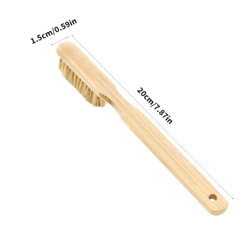 Climbing Hold Brush with Wood Handle Fiber Head 20cm Compact Tool for Chalk Buildup Rock Pocket Gym Routes