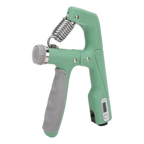 RiToEasysports Hand Grip Strengthener, Adjustable 10 to 100kg Resistance with Digital Counter for Muscle Recovery, Hand Strength Training, Rock Climbing, Tennis - color: Green