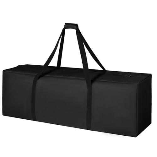 INFANZIA 50in Large Travel Duffel Bag, 600D Water Resistant Foldable, 138L | Sport Luggage Bag with Upgrade Zipper, Foldable Equipment Storage Bag, for Moving Camping Tent Tripod Fishing - size: 50x13x13 inch