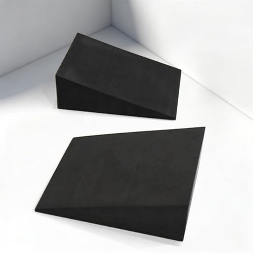 kowaku 2 Pieces Squat Wedge Block Squat Ramp EVA Anti Slip Calf Stretcher Slant Board for Yoga Wrist Support Fitness Practice Pushup