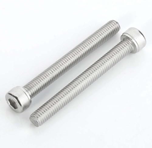 50 PCS Socket Head Cap Screw Assortment Set, M6 x 20mm, 25mm, 30mm, 35mm, and 40mm, Stainless Steel 304, Bright Finish - size: Assortment 20mm to 40mm