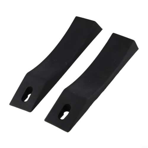 Silicone Deadlift Wedge for Weight Lifting Barbell, Non-Slip Blocks for Powerlifting and Strength Training(Black) - size: Black