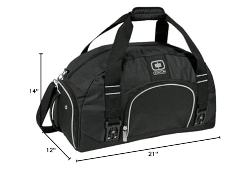 OGIO Dome Duffel Bag (Carry-On, Gym Bag, Large Compartment) - color: Black, style: Big Dome
