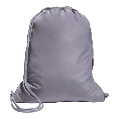 adidas Alliance Sackpack – Drawstring Backpack for Sports, Small Gym Bag - color: Slate Grey/Silver Metallic/3