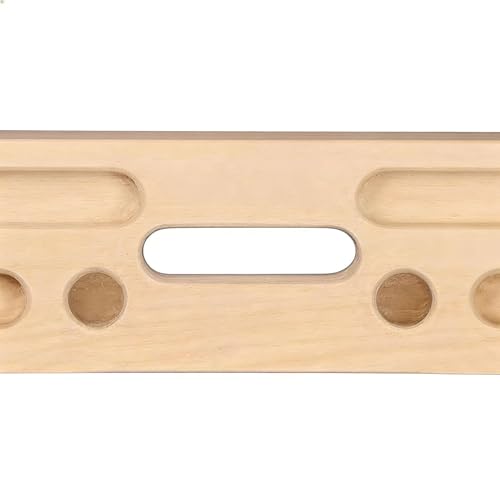 Rock Climbing Fingerboard Heavy Duty Portable Trainer | Climbing Hangboard Doorway Mount for Climbers Beginner Men Women Home Gym Indoor Fitness Workout
