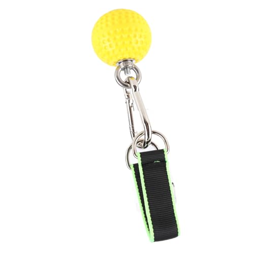 Generic Rock Climbing Pull Up Ball with Solid Plastic Design for Grip Strength Training At Home - 2 Units (yellow&black)