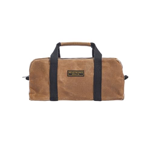 Readywares 12" Utility Bag | Waxed Canvas Small Heavy Duty Tool Bag