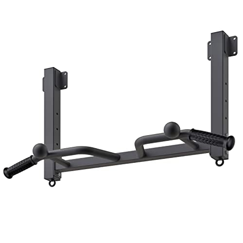 Kipika 32" Ceiling Mounted Pull Up Bar - Heavy Duty, Highly Adjustable, Multifunctional Chin Up Bar - Home Gym System with Punching Bag Hanger and Resistance Bands Training - color: Joist Pull Up Bar with Ball