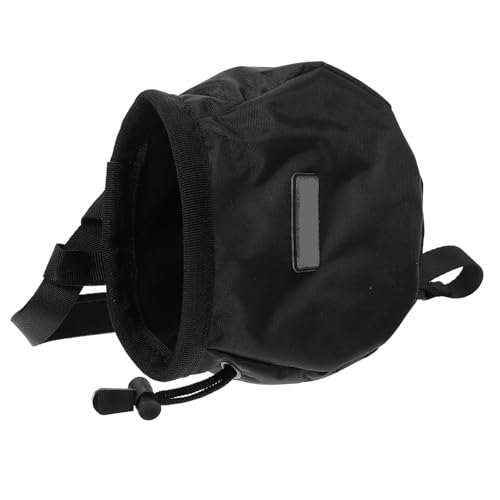 NOLITOY Compact Waterproof Chalk Bag for Bouldering and Weightlifting with Large Capacity Storage, Creative Design Oxford Cloth and Polar Fleece Material, Outdoor Climbing Powder Bag