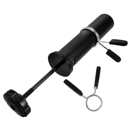 Toyvian 1set Fitness Equipment Loading Pin with Adapter Sleeve for Weightlifting Workout Quick Weight Plate Wide Compatibility Barbell Parts Holder Portable Gym Weight Stack Pin Latch