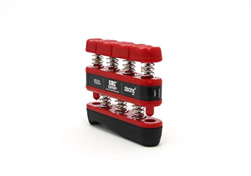 GM2 Grip Exerciser, Hand Exerciser, Finger Exerciser. 9lb(Black) 7lb(Red) 5lb(Blue) - color: Red